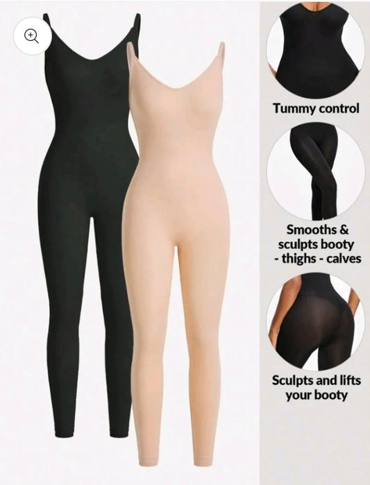 2pcs Sleeveless Bodycon Jumpsuit